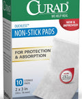 Curad Non-Stick Pads 2 X 3 Inches 10 Count (Pack of 12)