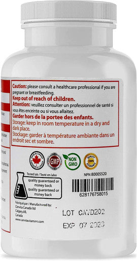 Canvita Halal Vitamin D 1000IU For Adults All-In-One for Immunity, Bones, and Teeth Support FDA and GMP-Approved Delicious Chewable Tablet Made in Canada