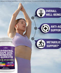 Age Resveratrol, Berberine, Grape Seed Extract, Quercetin, Polyphenol Supplement For Women And Men With Noni Extract, N-Acetyl Cysteine, Acai Extract - 120 Capsules