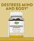 Nature'S Way Ashwagandha Stress Reducing Gummies With Adaptogenic Herb*, Berry Flavored, 125 Mg, 90 Gummies