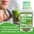 Xprs Nutra Organic Wheatgrass Juice Powder - Sustainably Grown - Instant Wheat Grass Juice Powder Made From Concentrated Juice - More Potent Than Organic Wheatgrass Powder - 16 Ounce