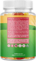 Natures Craft Delicious Daily Kids Multivitamin Gummies - Multivitamin for Kids Immunity Support Gummies with Vitamins A C D3 E B Zinc - Kids Vitamins Gummy Multivitamin Formula - Halal Gelatin and Gluten