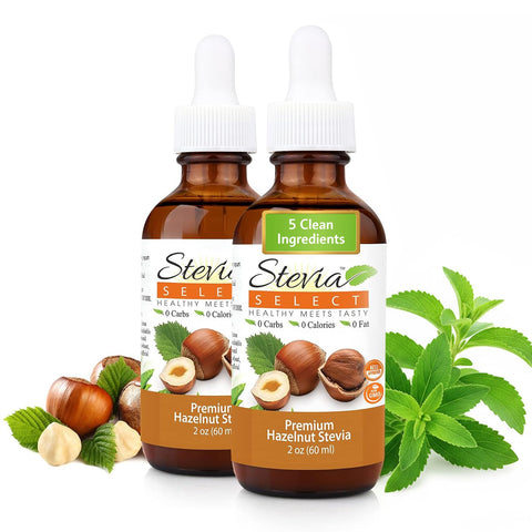 Stevia Select Dark Chocolate Pure Flavored Liquid Stevia Zero Calorie Coffee Tea Drink & Baking Sweetener AllNatural No Erythritol KetoFriendly Sugar Alternative 300 Servings 2 Oz (1 Pack)