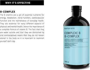 B-COMPLEX - Boosts metabolism - Natural peach flavour - 500ml
