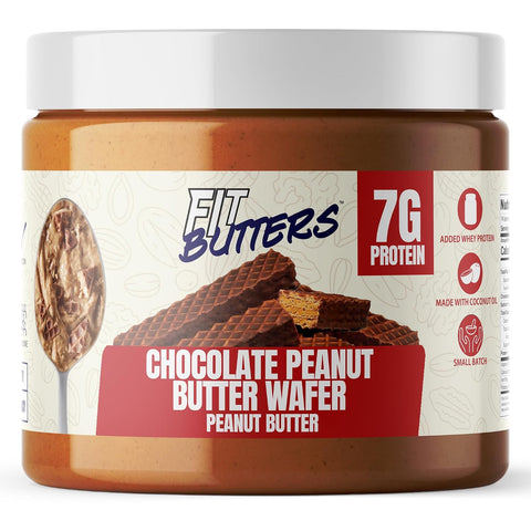 Fit Butters Birthday Cake Cashew Almond Butter Spread - Added Protein and Coconut Oil, Low Carb, Low Sugar, Gluten Free, Complete Protein Dessert Flavored Nut Butter