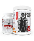 5% Nutrition 2-Stack | Liver & Organ Defender + FasF | Liver, Kidney, & Heart Support + Non-Stim Nitric Oxide Booster Pump Pre-Workout (Southern Sweet Tea}