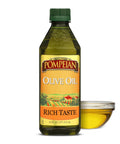 Pompeian Rich Taste Olive Oil, High Heat Cooking, Baking & Sauteing, High Smoke Point, 48 Fl Oz