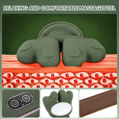 Creacare Bionic Neck Massager With Adjustable Heat Portable Deep Tissue 4D Kneading Electric Shoulder Massager Compact Design With Soft Silicone Massage Heads For Relaxation And Comfort
