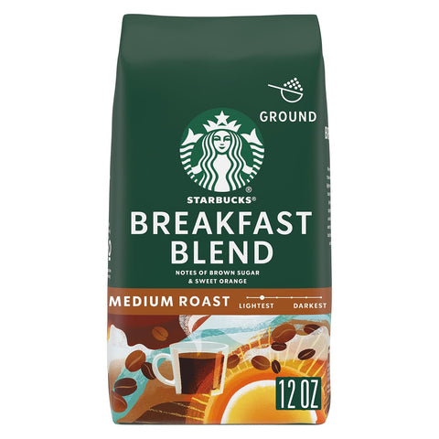Starbucks Ground Coffee, Medium Roast Coffee, House Blend, 100% Arabica, 1 bag (18 oz)