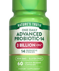 Nature's Truth Probiotic 3 Billion Cultures, 60 Count