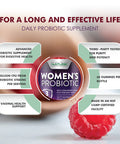 Built Nature Built By Nature Probiotics For Women Gummies 3 Billion Cfu, 6 Probiotic Strains With Cranberry Supplement, Digestive, Immune, Vaginal & Urinary Health, Shelf Stable, 60 Gummy