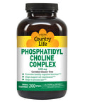 Country Life - Phosphatidyl Choline Complex 1200 Mg - 200 Softgels