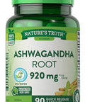 Ashwagandha Capsules | 920 mg | 90 Count | Non-GMO & Gluten Supplement | by Nature's Truth