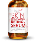 Eva Naturals Retinol Serum for Face with Hyaluronic Acid Vitamin E & Organic Aloe (Double Sized 2oz Bottle)