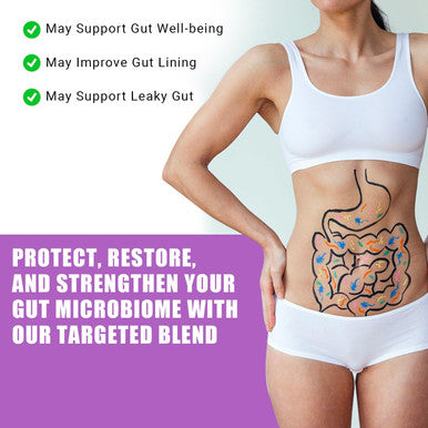 Ancient Bliss Leaky Gut Supplement, L Glutamine Capsules For Gut Support With Blessed Thistle And Hydrangea Root, Vegan And Non-Gmo, 60 Capsules