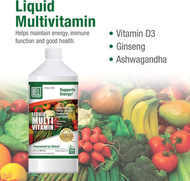 Bell Liquid Multivitamins For Women And Men Easy Absorption Proprietary Blend With Important Vitamins And Herbal Extract Sold Directly By The Manufacturer