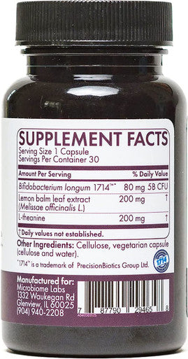Microbiome Labs Stress Management Bundle - ZenBiome Cope (60 Capsules) Zenbiome Sleep (30 Capsules) - Two 'Psychobiotic' Probiotic Supplements