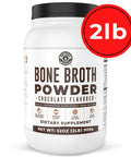 Left Coast Performance 2lb Pure Bone Broth and 2lb Chocolate Bone Broth