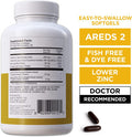 Viteyes AREDS 2 Classic Macular Health Formula Softgels Eye Health Vitamin for Vision Protection Lower Zinc Eye Vitamins Macular Vitamins BetaCarotene 180 Softgels