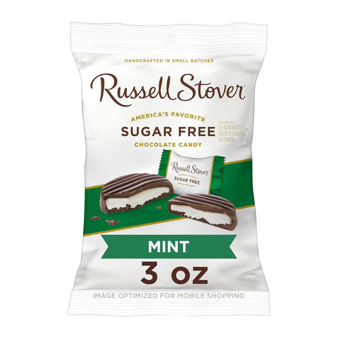 Russell Stover Sugar Pecan Delights with Stevia 10 oz. Bag