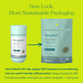 True Grace Mushroom Lion's Mane Brain Nerve & Cognitive Support - 120 Count Capsules - Organic