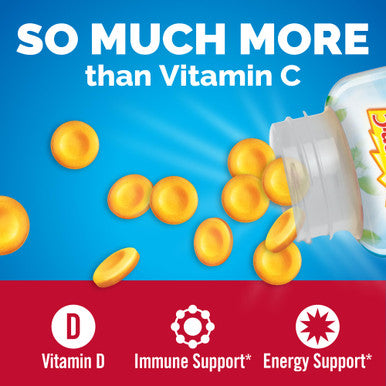 Emergen-C Immune Chewables 1000Mg Vitamin C With Vitamin D Tablet Immune Support Dietary Supplement For Immunity Orange Blast Flavor 42 Count