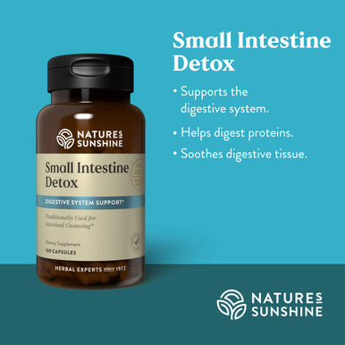 Nature'S Sunshine Small Intestine Detox 100 Capsules | Natural Formula Soothes Digestive Tissue And Helps With The Breakdown Of