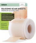 Auslka Silicone Scar Sheets(1.6"X 120" Roll-3M), Silicone Scar Tape, Scar Strips, Professional Silicone Scar Tape For C-Section, Tummy Tuck, Keloid, And Scar Patch
