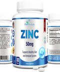YUMMYVITE Zinc Citrate/Oxide 50Mg - Immune Support & Antioxidant Supplement, Skin Health Support - 100 Tablets