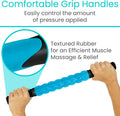 Vive Massage Stick Roller For Muscle, Back, Legs - Deep Tissue Body Fascia Massager For Hamstring, Calf, Neck Pain, Trigger Point, Exercise -Rolling Relief Tool For Physical Therapy, Recovery