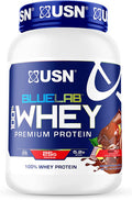 USN Supplements BlueLab 100 Percent Whey Protein Powder, Keto Friendly, Low Carb and Calorie, 2 lb