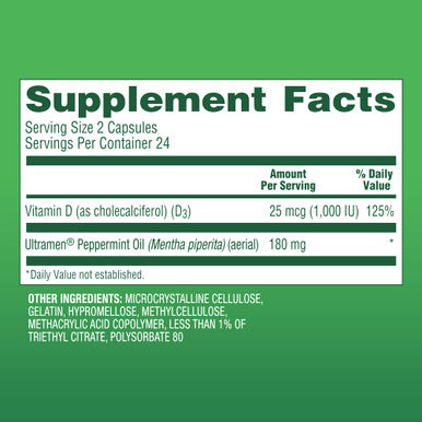 IBgard Daily Gut Health Support with Vitamin D 48 Caplets