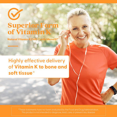 Doctor's Best Natural Vitamin K2 Mk-7 Capsule Supports Bone Health & Soft Tissue Elasticity 180 Ct
