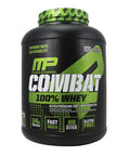 MusclePharm Combat 100% Whey, Muscle-Building Whey Protein Powder, Chocolate Milk, 5 Pounds, 67 Servings
