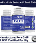 Genex Formulas Nr Nicotinamide Riboside 300Mg (3 Pack) Nad+ Precursor For Healthy Aging - Gmp-Certified, Non-Gmo, Gluten-Free, Vegetarian