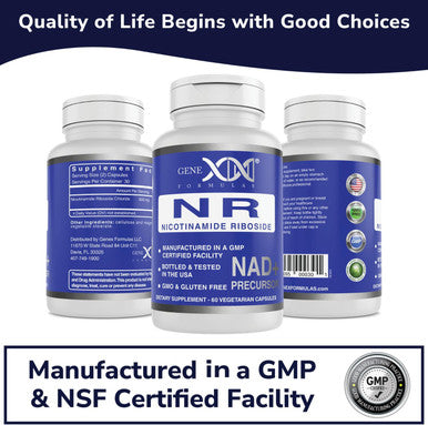 Genex Formulas Nr Nicotinamide Riboside 300Mg (3 Pack) Nad+ Precursor For Healthy Aging - Gmp-Certified, Non-Gmo, Gluten-Free, Vegetarian