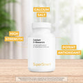 Supersmart Calcium DGlucarate 1500 mg Per Day Antioxidant Detox Supplement NonGMO Gluten Free 90 Vegetarian Capsules