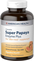 American Health - Super Papaya Enzyme Plus - 360 Chewable Tablets