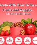 Llama Naturals Multivitamin for Women & Men Vegan Organic Gummies with Vitamin D C & K Adults Real Fruit Gummy Vitamins Chewable Multivitamin Supplement No Added Sugar Cane Strawberry 120 Ct
