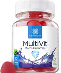 Healthspan Vegan Multivitamin Men's Gummies (1 Month Supply) | Blackcurrant Flavour | Formulated for Men's Health | Support Joints, Muscle & Energy | No Added Sugar