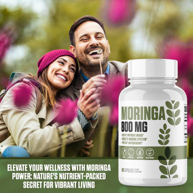 EPN Supplements Moringa Oleifera | #1 Moringa Superfood Supplement Pills To Improve Mood, Increase Energy, Boost Immune System + Rich In Antioxidants | For Men & Women (Vegan, Gluten Free) - 60 Capsules