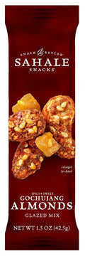Sahale Snacks Maple Pecans Glazed Mix, 4 oz Pouches (6 Packs) Dry-Roasted, Deluxe Mixed Nuts with Cherries, Apples, Maple, and Cinnamon - Non-GMO, Kosher, and Certified Gluten-Free Snacks