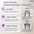 Shiatsu Neck And Shoulder Massager With Heat For Neck & Back Pain Relief, 8 Kneading Nodes, Deep Tissue Muscle Relaxation, Hands-Free, Cordless Electric Full Body Massager, For Women Men