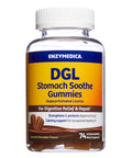 Enzymedica, Dgl Stomach Soothe Gummies, Supports Digestive Health And Occasional Heartburn, Chocolate, 74 Count