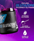 Efx Sports Training Ground Glutazorb Powder Highly Concentrated Ph Correct Glutamine Supplement Digestion & Immune Support 140 Servings (Unflavored)