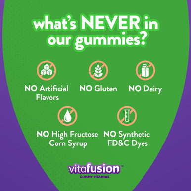 Vitafusion Multi+ Immune Support ÃƒÂ¢Ã¢â€šÂ¬Ã¢â‚¬Å“ 2-In-1 Benefits & Flavors ÃƒÂ¢Ã¢â€šÂ¬Ã¢â‚¬Å“ Adult Gummy Vitamins With Vitamin C, Zinc, Daily Multivitamins, 90 Count