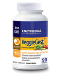 Enzymedica Veggiegest, Digestive Enzymes For Vegan, Vegetarian And Raw Diets, Prevents Gas And Bloating, 90 Capsules