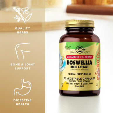 Solgar Boswellia Resin Extract Vegetable Caps 60 Ct