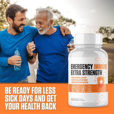 EPN Supplements Emergency Immune Extra Strength 10-In-1 | #1 Rated Immune System Support Supplement | Boost Overall Health, Increase Energy W/Ecea, Vitamin C, Elderberry + 7 More For Men & Women - 60 Pills