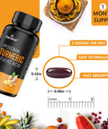 2000 Mg Liposomal Turmeric Curcumin With Black Pepper & Ginger For Superior Absorption With Fulvic Acid And Humic Acid (60 Count (Pack Of 1))